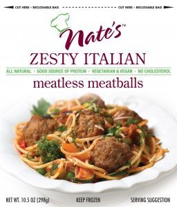 Nate's meatless meatballs